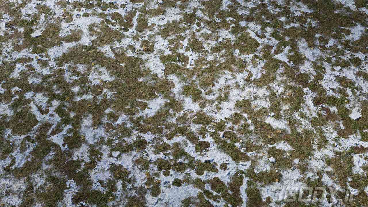 متریال زمین برفی snow ground عکس 1